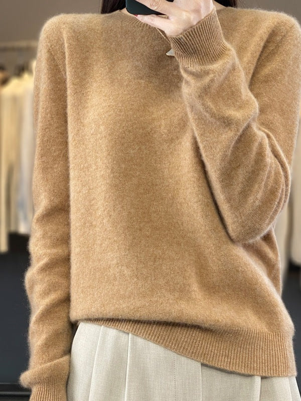 The Camel colourway of the Avington camel jumper