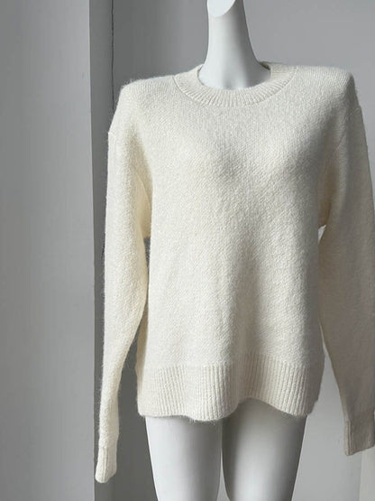 The Thistledown oversized crew neck jumper shown on its own